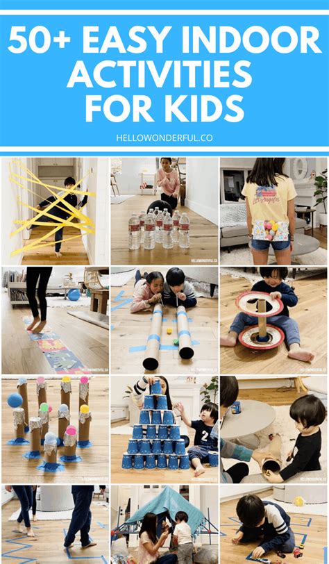 50+ Indoor Games for Kids: All Ages .